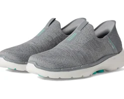 SKECHERS Performance Go Walk 6 Fabulous View Hands Free Slip-Ins Gray Outlet