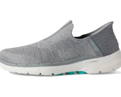 SKECHERS Performance Go Walk 6 Fabulous View Hands Free Slip-Ins Gray Outlet