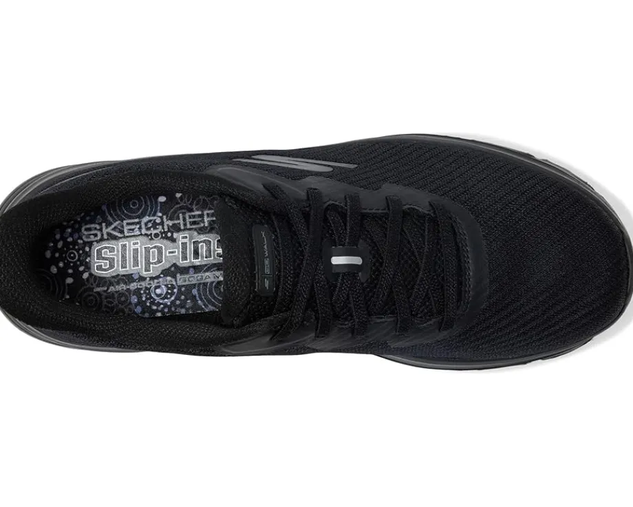 SKECHERS Performance Go Walk 8 Nadia Hands Free Slip-Ins Black/Black Outlet