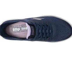 SKECHERS Performance Go Walk 7 Valin Hands Free Slip-Ins Navy/Lavender Clearance