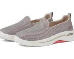 SKECHERS Performance Go Walk Arch Fit Taupe/Coral Best