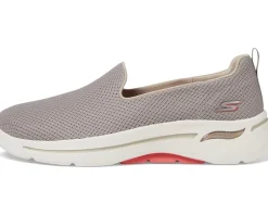 SKECHERS Performance Go Walk Arch Fit Taupe/Coral Best