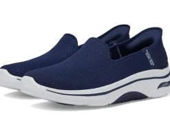 SKECHERS Performance Go Walk Arch Fit 2.0 Delara Hands Free Slip-Ins Navy/White New