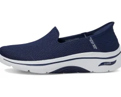 SKECHERS Performance Go Walk Arch Fit 2.0 Delara Hands Free Slip-Ins Navy/White New