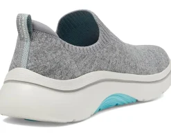 SKECHERS Performance Go Walk Arch Fit 2.0 Eliza Gray/Turquoise Discount