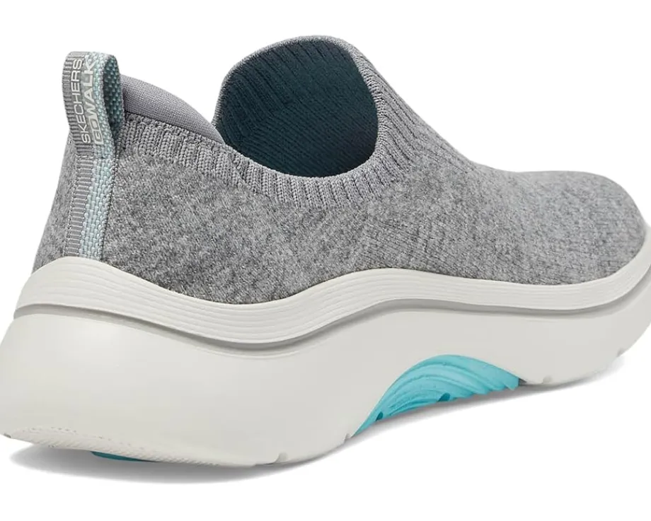 SKECHERS Performance Go Walk Arch Fit 2.0 Eliza Gray/Turquoise Discount