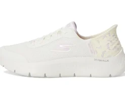 SKECHERS Performance Go Walk Flex Eva Hands Free Slip-Ins Natural/Purple