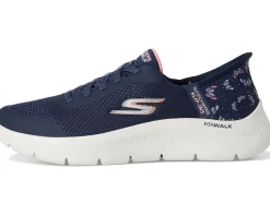 SKECHERS Performance Go Walk Flex Eva Hands Free Slip-Ins Navy/Pink Outlet