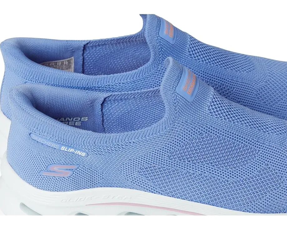 SKECHERS Performance Go Walk Glide Step 2.0 Annette Hands Free Slip-Ins Blue/Multi Best