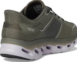 SKECHERS Performance Go Walk Glide Step 2.0 Elektra Hands Free Slip-Ins Olive Clearance