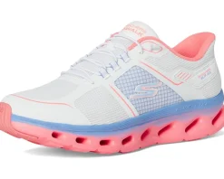 SKECHERS Performance Go Walk Glide Step 2.0 Elektra Hands Free Slip-Ins White/Multi Hot