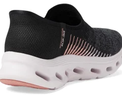 SKECHERS Performance Go Walk Glide Step 2.0 Venus Hands Free Slip-Ins Black/Rose Hot