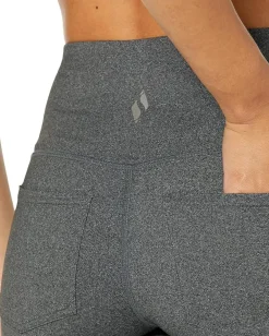 SKECHERS Go Walk High Waisted Evolution Flare Pant II Charcoal Gray Outlet
