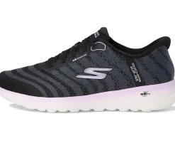 SKECHERS Performance Go Walk Joy Juneau Hands Free Slip-Ins Black/Lavender Clearance