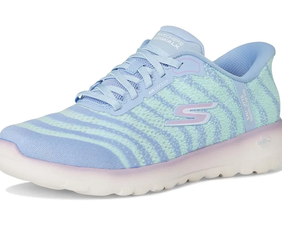SKECHERS Performance Go Walk Joy Juneau Hands Free Slip-Ins Blue/Mint Discount