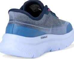 SKECHERS Performance Go Walk Max Cushioning Hyper Burst Nikita Hands Free Slip-Ins Navy/Pink Outlet