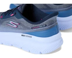 SKECHERS Performance Go Walk Max Cushioning Hyper Burst Nikita Hands Free Slip-Ins Navy/Pink Outlet