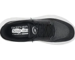 SKECHERS Performance Go Walk Max Cushioning Hyper Burst Nikita Hands Free Slip-Ins Black/White Sale
