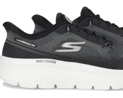 SKECHERS Performance Go Walk Max Cushioning Hyper Burst Nikita Hands Free Slip-Ins Black/White Sale