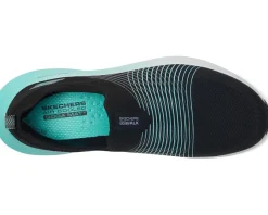 SKECHERS Performance Go Walk Max Walker Sally Black/Aqua Sale