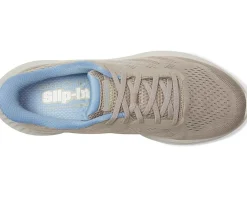 SKECHERS Performance Go Walk Now Hands Free Slip-Ins Taupe/Blue Hot