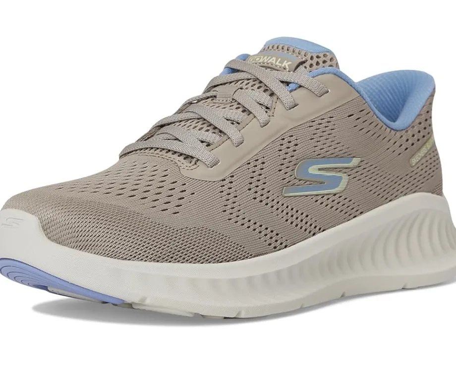 SKECHERS Performance Go Walk Now Hands Free Slip-Ins Taupe/Blue Hot