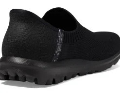 SKECHERS Performance Go Walk Travel Tahiti Sunset Hands Free Slip-Ins Black/Black Sale