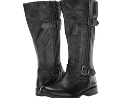 Bed Stu Gogo Lug Wide Calf Black Rustic Outlet