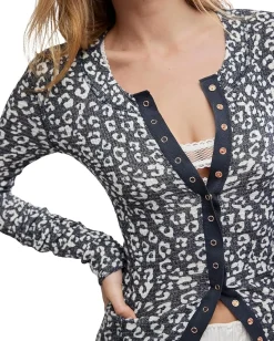 Women Free People Going Places Printed Cardi