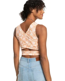 Roxy Good Keepsake Printed Top Pale Dogwood Sun Clik