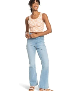 Roxy Good Keepsake Printed Top Pale Dogwood Sun Clik