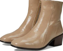 Naot Goodie Camel Crinkle Patent Leather