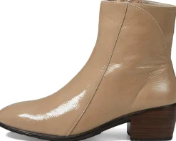 Naot Goodie Camel Crinkle Patent Leather