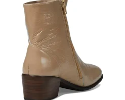 Naot Goodie Camel Crinkle Patent Leather