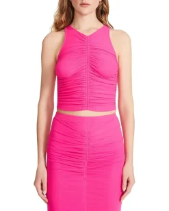 Steve Madden Got The Juice Top Pink Glo Hot