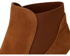 Cole Haan Go-To Jamela Chelsea Booties Tobacco Suede Discount