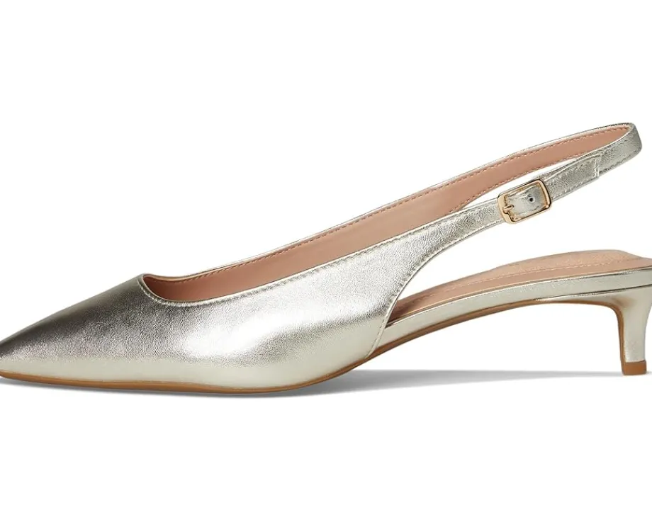 Cole Haan Go-to Jocelyn Slingback Pumps Soft Gold Leather Discount