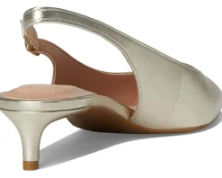 Cole Haan Go-to Jocelyn Slingback Pumps Soft Gold Leather Discount
