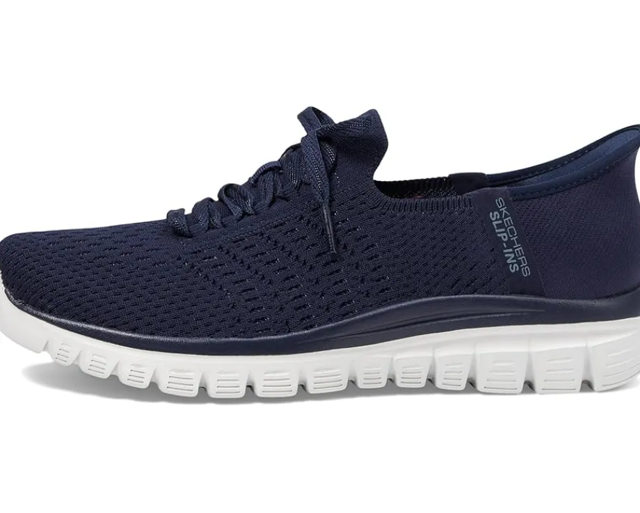 SKECHERS Graceful - First Blush Hands Free Slip-Ins Navy
