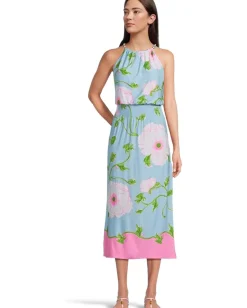Women Lilly Pulitzer Gracelyn Halter Midi Dress