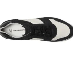 Johnston & Murphy Gracie Color-Block Lace-Up Black Hot