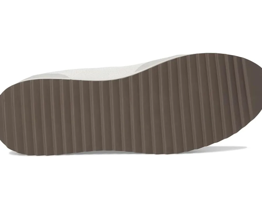 Johnston & Murphy Gracie Side-Zip White Nylon Suede