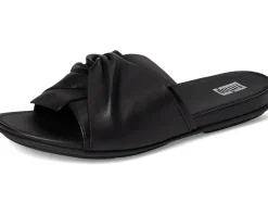 Women FitFlop Gracie Soft-Twist Leather Slides