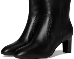Cole Haan Grand Ambition 2.0 Alainne Booties Black Leather/Black Stack Outlet