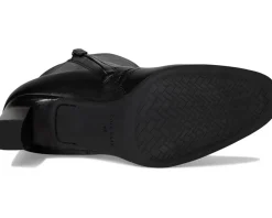 Cole Haan Grand Ambition 2.0 Alainne Booties Black Leather/Black Stack Outlet