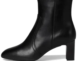 Cole Haan Grand Ambition 2.0 Alainne Booties Black Leather/Black Stack Outlet