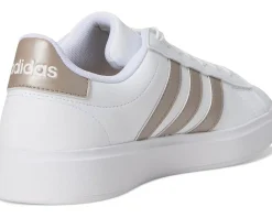 adidas Grand Court 2.0 White/Metallic Silver Discount