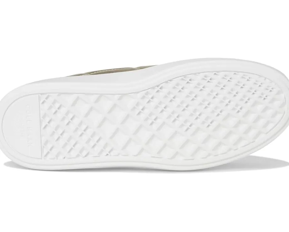 Cole Haan Grand Crosscourt Daily Sneaker Soft Gold Quilted Leather/White Sale