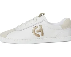 Cole Haan Grandpro Acelia Sneakers White/Silver Birsuede/Gold/White Outlet