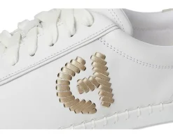 Cole Haan Grandpro Acelia Sneakers White/Silver Birsuede/Gold/White Outlet